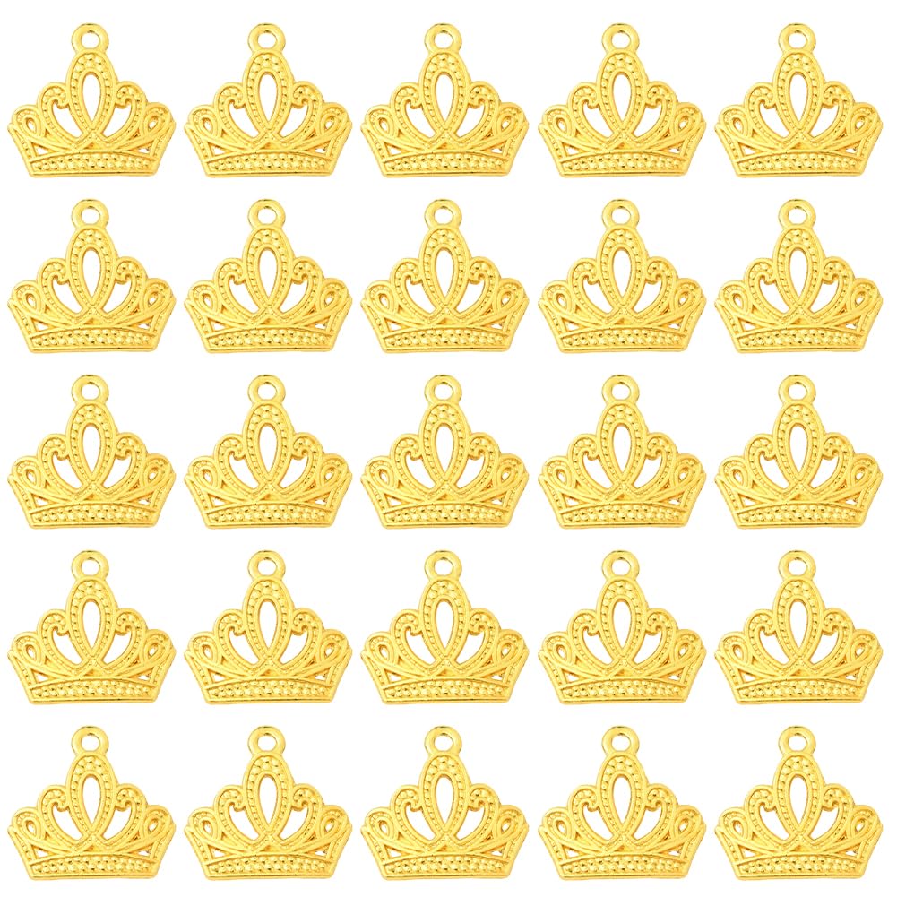 Kit breloques couronne dorées SUNNYCLUE pour réparer et créer des bijoux
