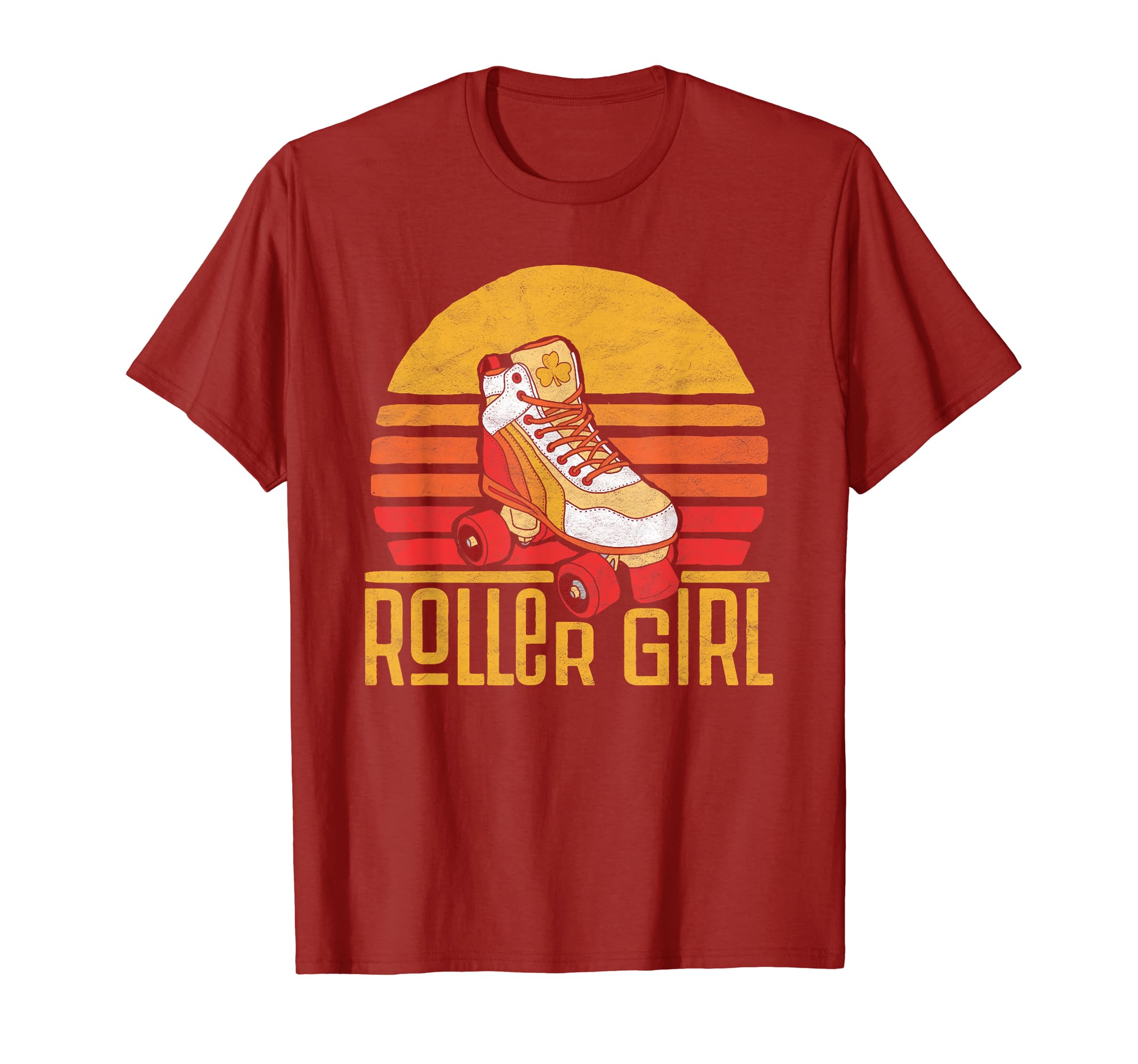 Seventies Roller Girl Skating Shirt - RetroRoller Skate