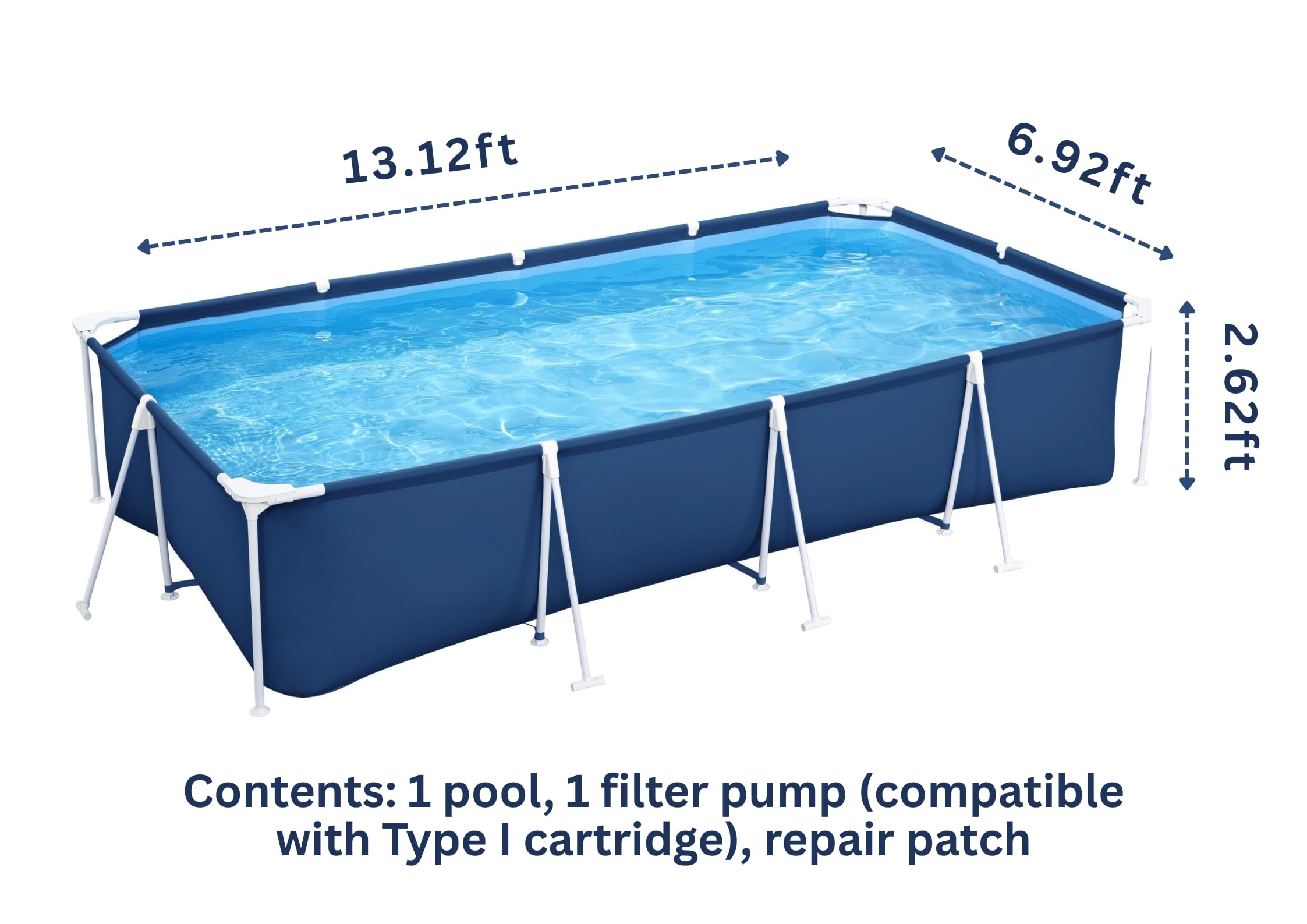 Toy Cult 56424 Portable Swimming Pool for Kids and Adults (13.12