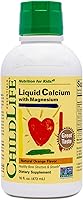 Vista 1 de Calcio/Magnesio líquido de Child Life, sabor natural a naranja, botella de plástico de 16 fl -, LCM2, 16 onza, Default, 1, 1