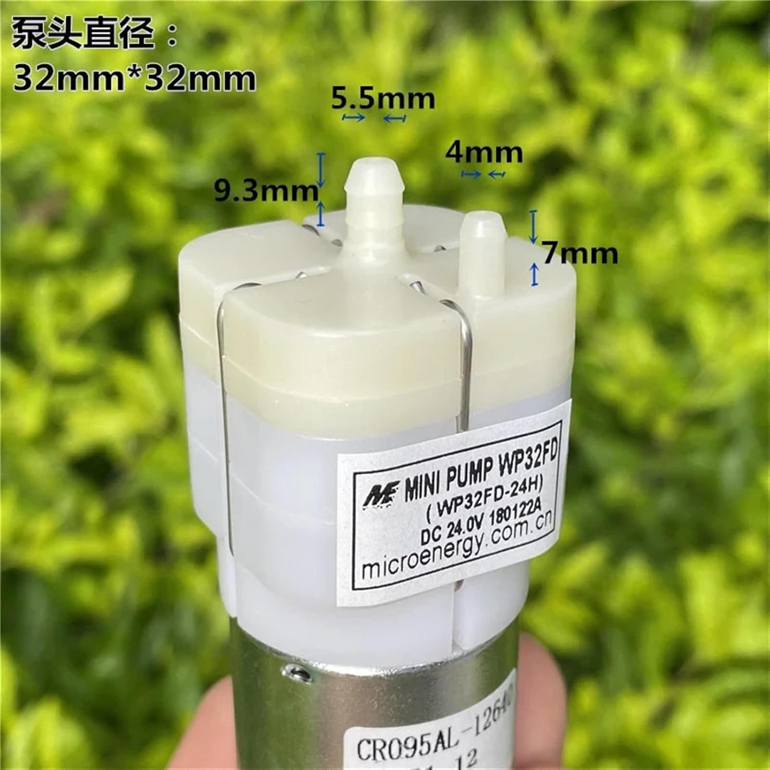 WP32 32mm Large Flow Air Oxygen Pump DC12V 18V 24V Massage Chair Inflator Pump DIY Massage Cushion Aquarium Fish Tank