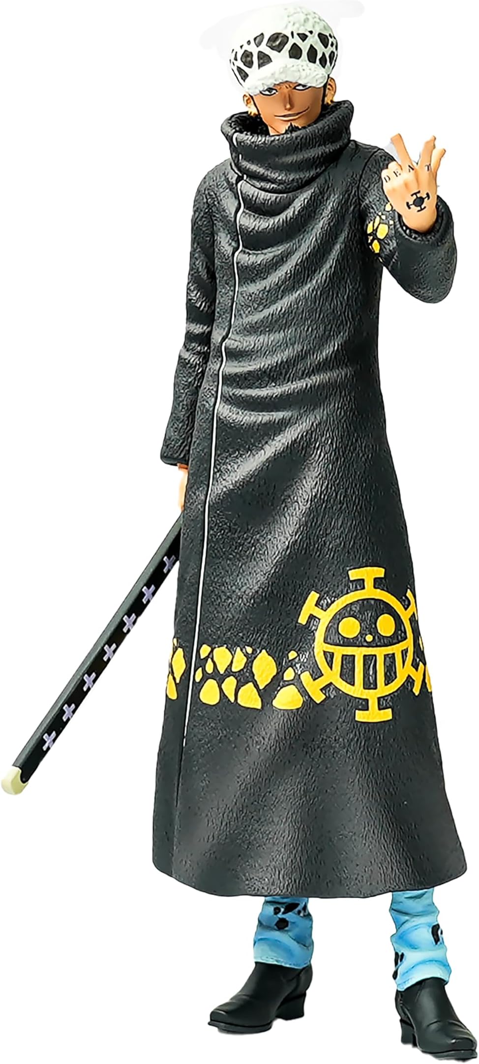 Banpresto One Piece Grandista Nero Trafalgar Law Statue Collectible Toy, 11.4 Inch Size