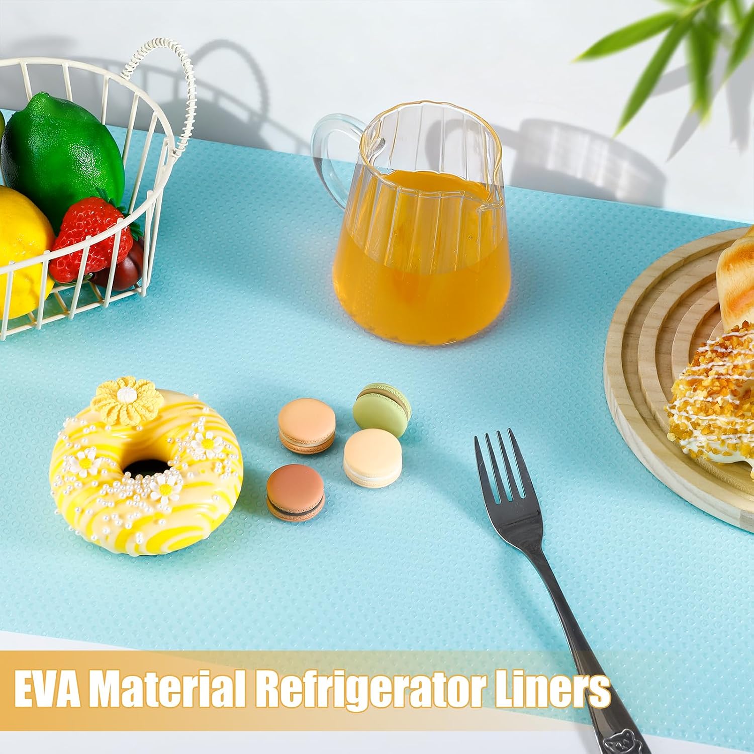 16 Pcs Refrigerator Liners 11.4 x 17.7 Inch