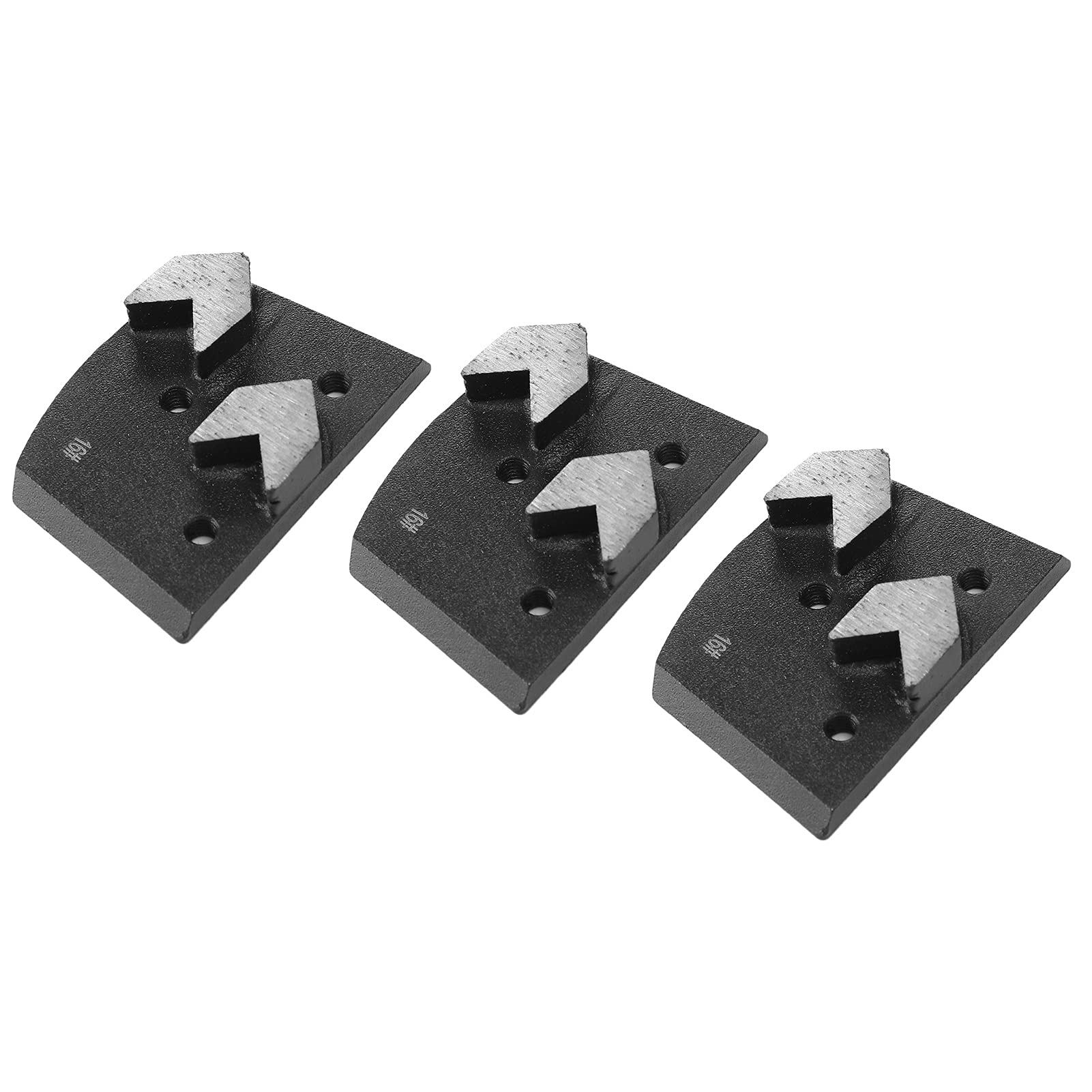 Accessorio per smerigliatrice, 3 pezzi di blocco abrasivo diamantato a forma di freccia 2 denti Accessori per smerigliatrice per smerigliatrice per calcestruzzo adatti per lucidare marmo, prodotti in