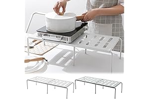 Todays Deals: Under Sink Organizer, Expandable Cabinet Shelf Organizer