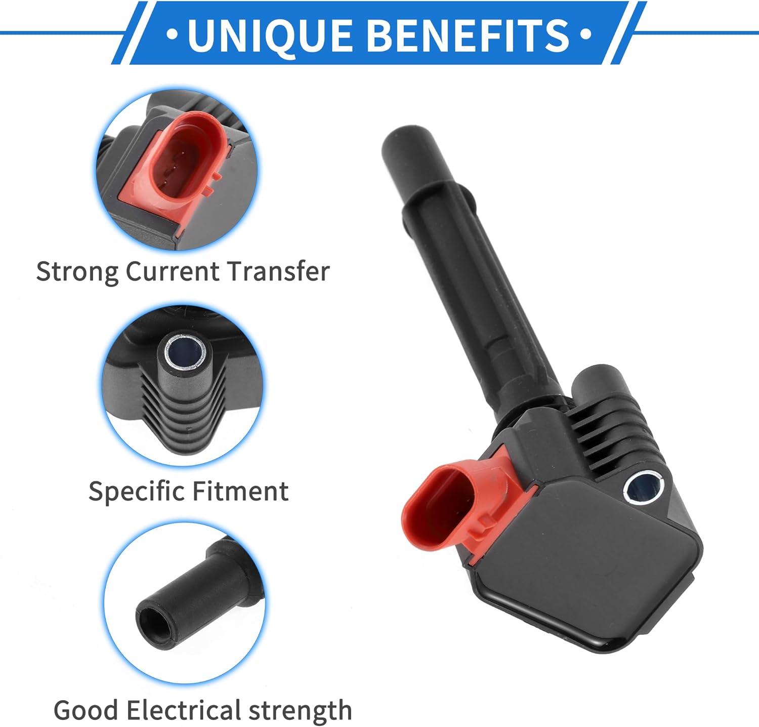 Ignition Coil for Jeep Renegade 2015-2018 Ignition Coil Pack Auto Accessories 4 Pcs