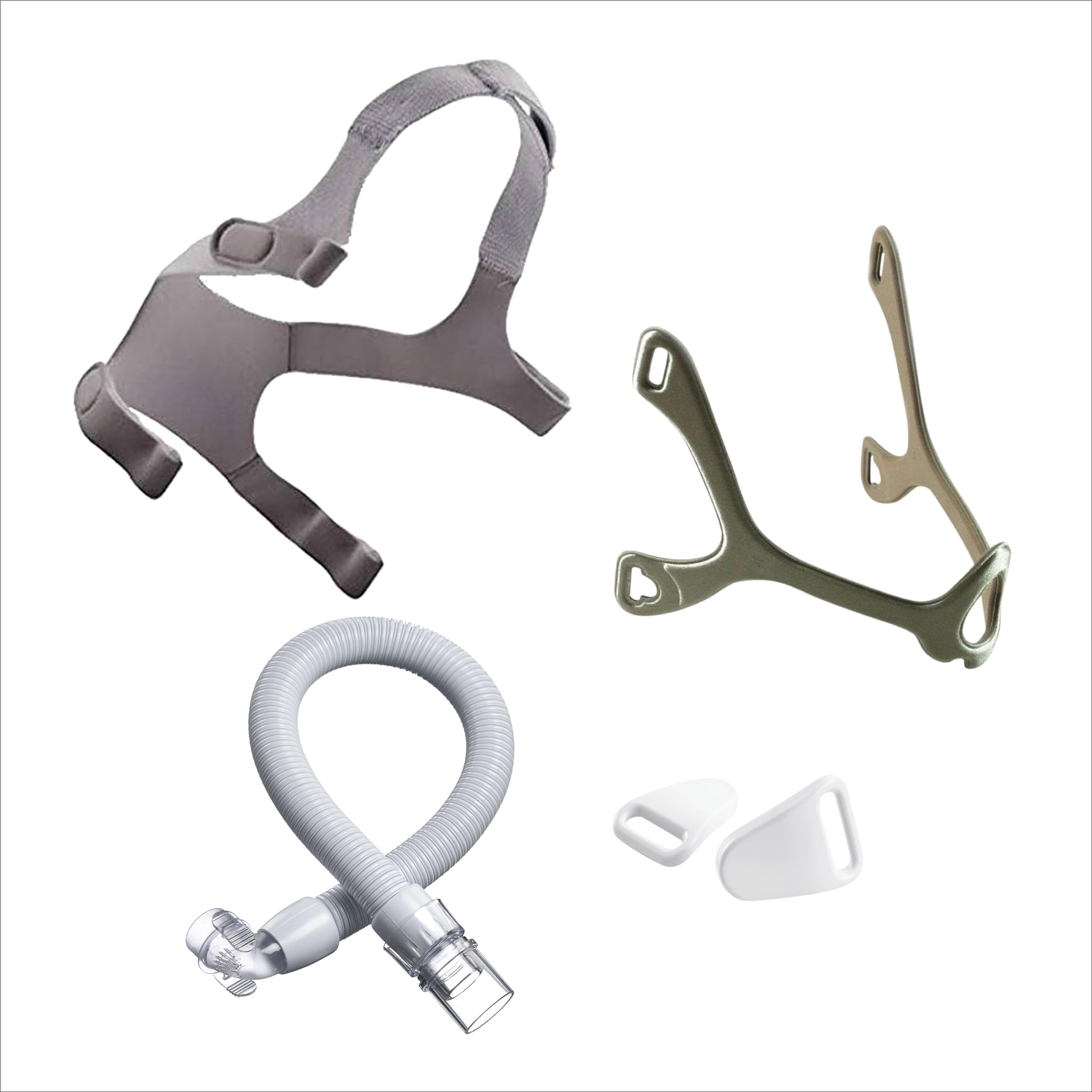 Replacement Full Set of Hose Frame Assembly for Wisp, Inlcudes Fabric Frame, Tubing, Headband and Headband Clips - Compatiable with Small, Medium and