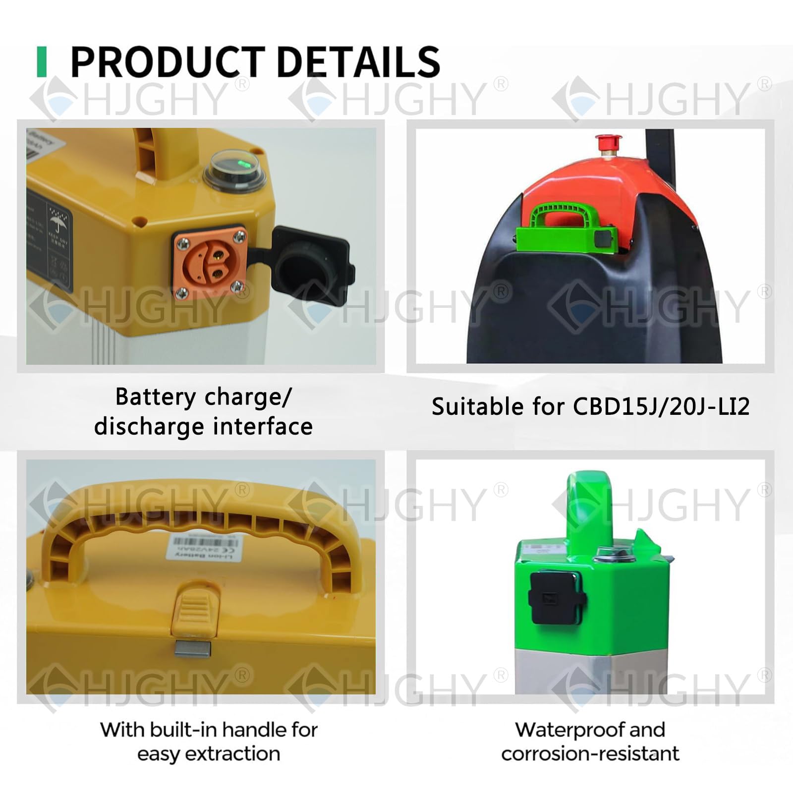 Batería de 48 V y 20 Ah para Carretilla elevadora eléctrica