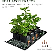 Vista 6 de Tapete Térmico para Plántulas Certificado MET, Seedfactor Tapete Térmico de Estación de Germinación con Temperatura Ajustable Impermeable Duradero