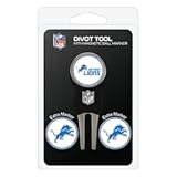 Team Golf NFL Divot Tool with 3 Golf Ball Markers Pack&comma; Markers are Removable Magnetic Double-Sided Enamel