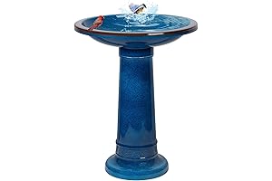 Solution4Patio Ceramic Bird Baths for Outdoors: Enhance Your Garden with Avian Beauty