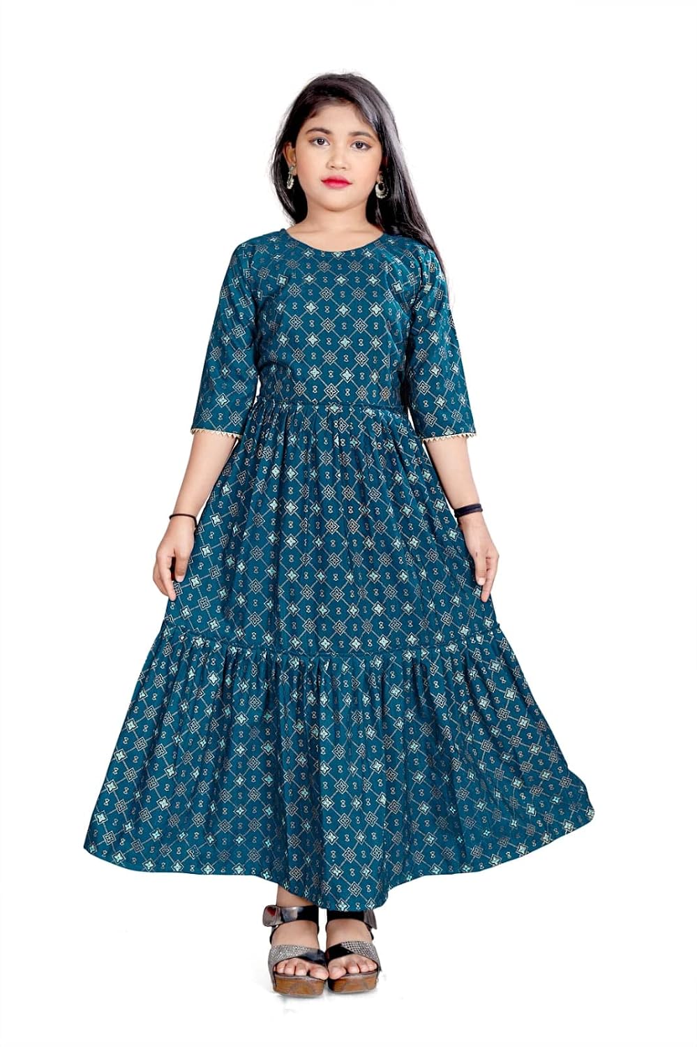 Glamup New Digital Printed Cotton Style Gown for Girls Maxi Dress - Review, Price and Buying Guide