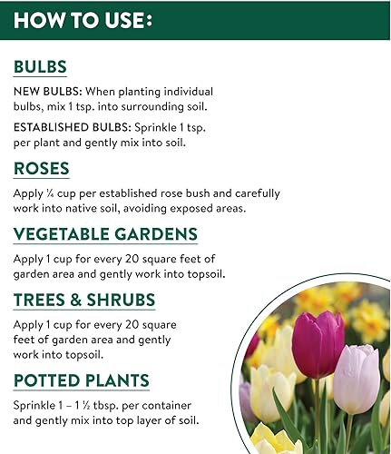 Miniatura 4 de Burpee - Fertilizante orgánico de harina ósea, Paquete de 1 Harina de huesos