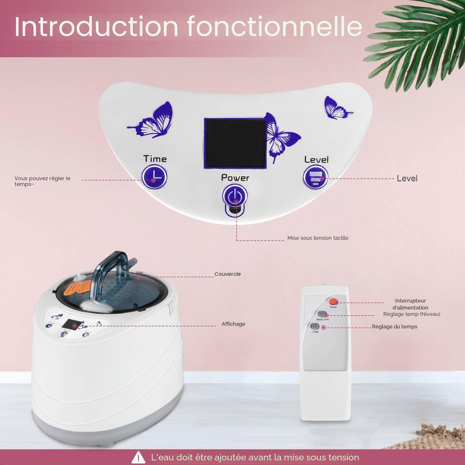 Sauna à Vapeur et Cabine, Tente de Sauna Portable Pliable avec Le Contrôleur de Température pour Bain de Sauna Détoxification Perspiration Thérapie Perdre du Poids