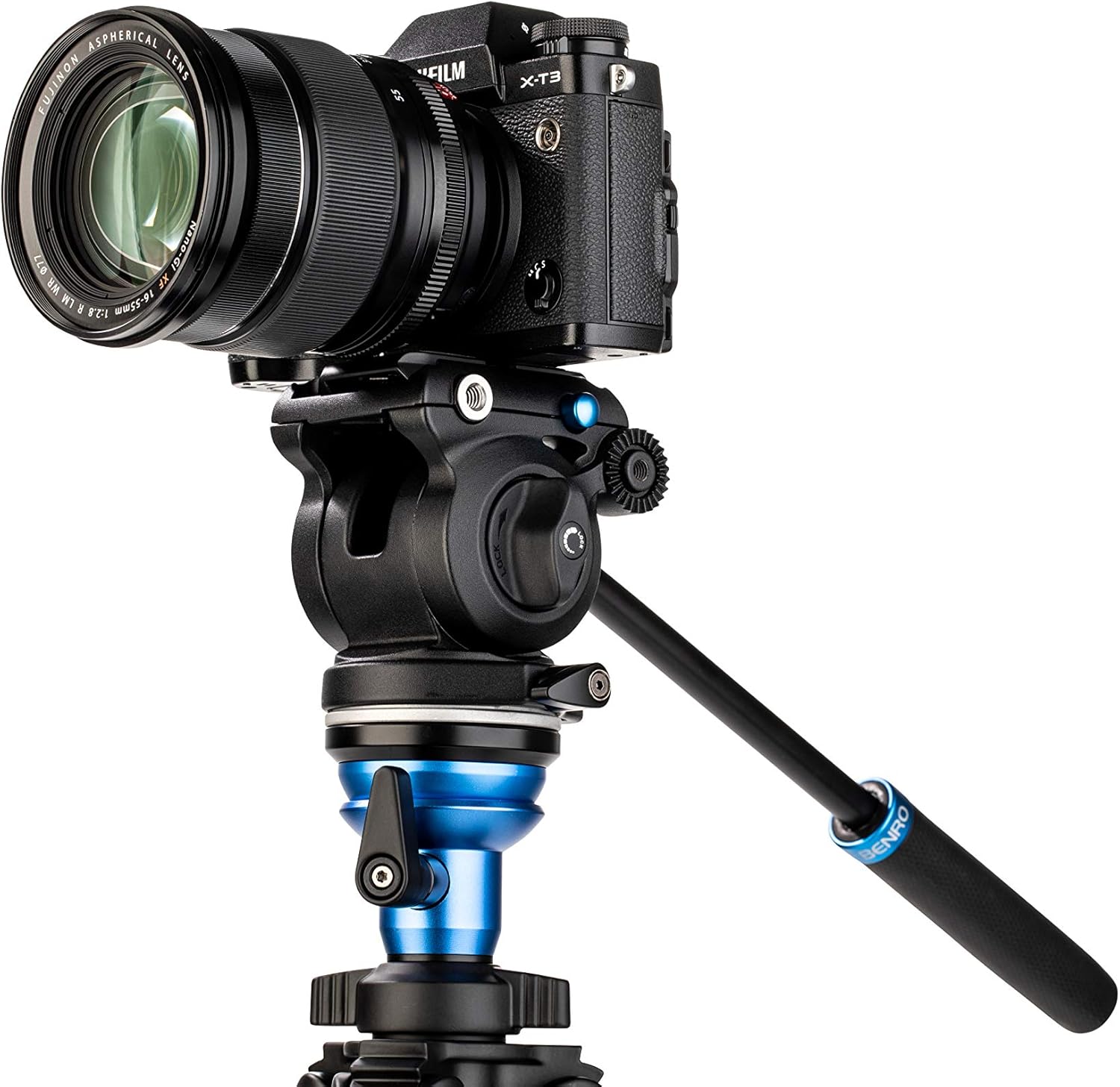 Benro S2PRO Fluid Video Head with Pan Bar