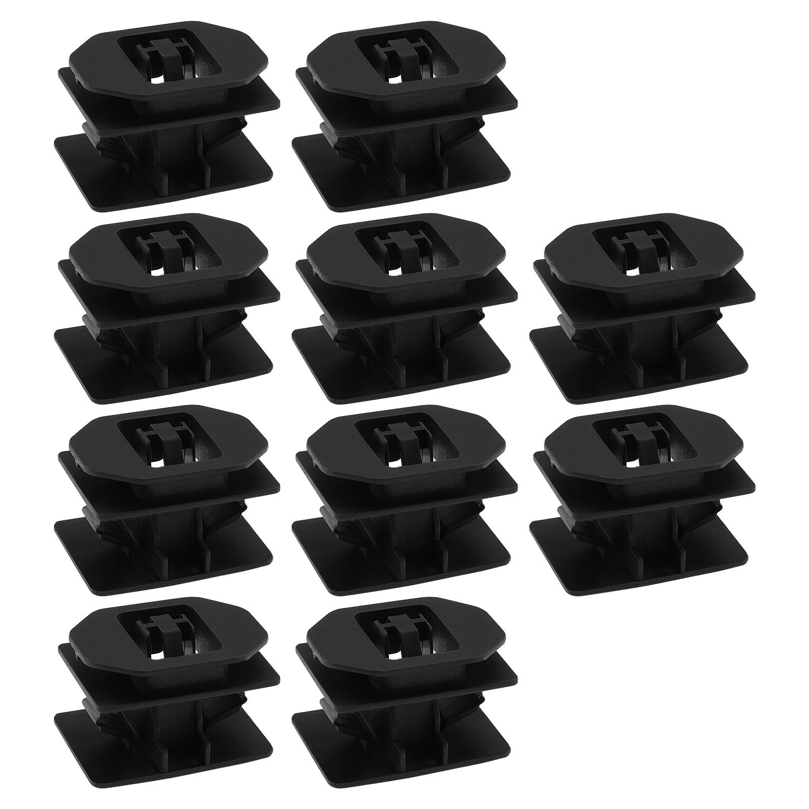 TKSE Lot De 10 Clips De Fixation Jupe Latérale – Compatible Citroën DS3 2009-2015 – Référence OEM 1610186180 – Serrage Puissant Et Durable