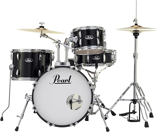 Miniatura 112 de Pearl Roadshow (RS525WFC/C707) - Juego completo de batería de 5 piezas con platillos y soportes, color bronce metálico