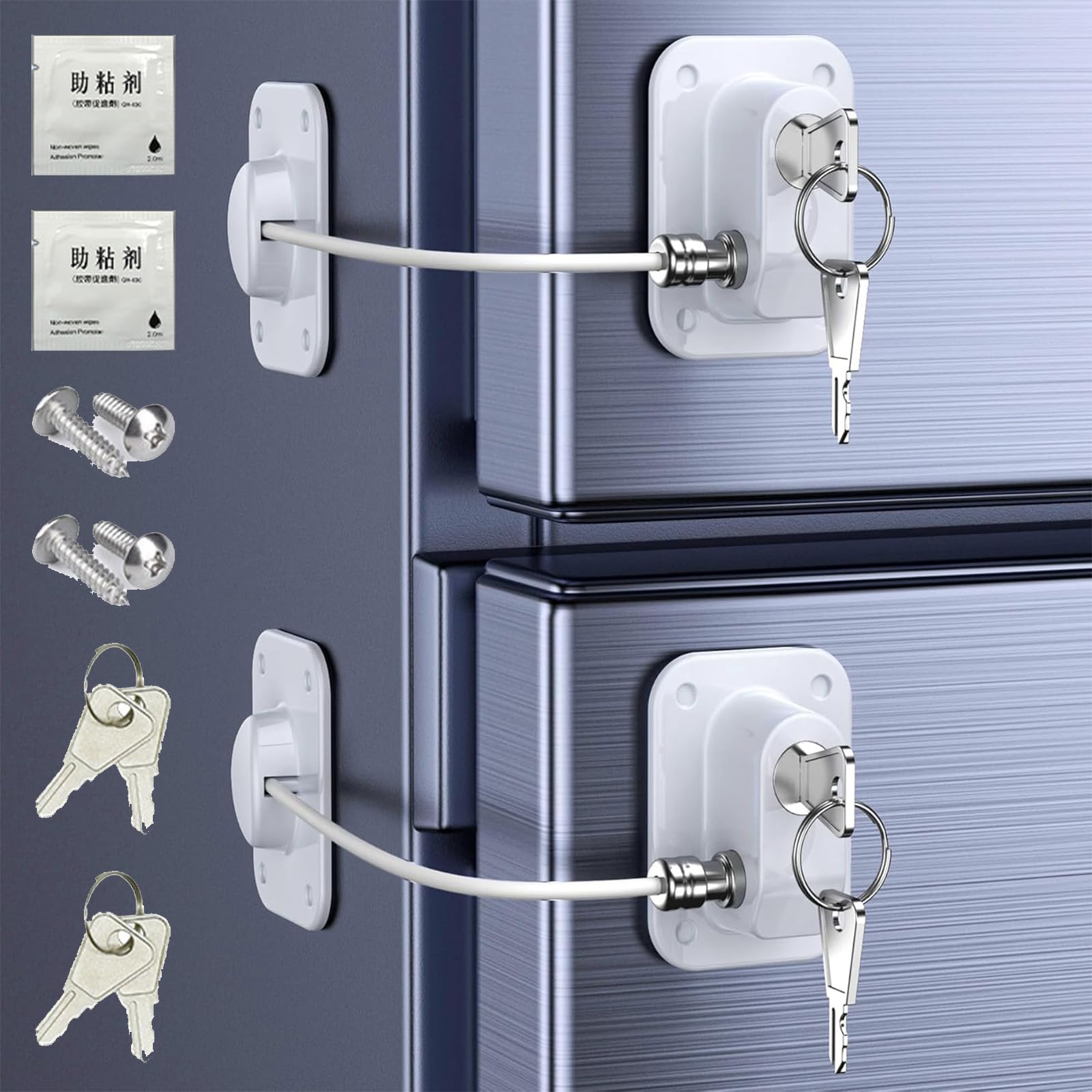 Gdqqoywqt Black Pack Of 2 Window Restrictor Locks Child Safety Window Locks For Upvc Windows, Durable Window Safety Lock For Child Safety And Window Security,Suitable For Households, Doors, Windows