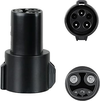 محول Schumacher Electric NACS لشواحن السيارات الكهربائية المتوافقة مع J1772، لشواحن المستوى 1 والمستوى 2، الحجم الصغير، اشحن سيارة Tesla الخاصة بك من أي شاحن
