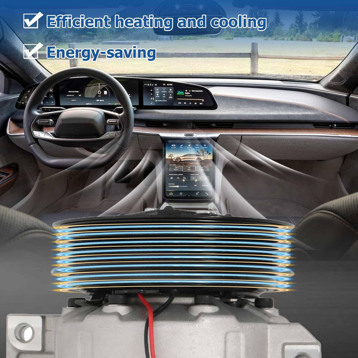 WFLNHB AC Compressor with Clutch Replacement for Nissan Altima Sentra 2.5L 2007-2012 CO 10886C 92600JA00A