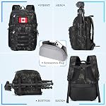 SDYSM Camera Backpack Professional DSLR Camera Bag Case Laptop Camera Backpack with Tripod Holder Raincover Accessories Bag