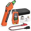 Circuit Breaker Finder Kit with GFCI Outlet Tester for 90-135V AC Circuits,includes Light Socket Adapter, 3-2 Prong Grounding Adapter & Clip adapter,Portable Electrical Tool with Carrying Case