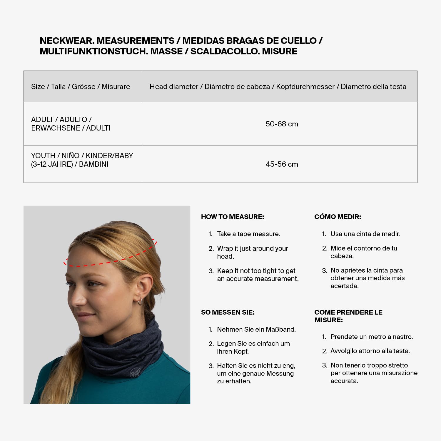 Buff Polarowa wielofunkcyjna chusta na szyję NAZCA MULTI Unisex jeden rozmiar