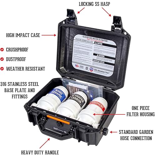 Miniatura 5 de ProGear - Filtración avanzada de agua para vehículos recreativos  Elimina virus de bacterias parásitos quistes en contacto  Filtra productos