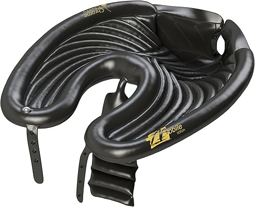 Miniatura 3 de Chrome Cherry Mobile Salon - Lavabo inflable portátil  bomba de aire higiénica de mano para lavar y cortar el cabello en casa y en la cama sin silla