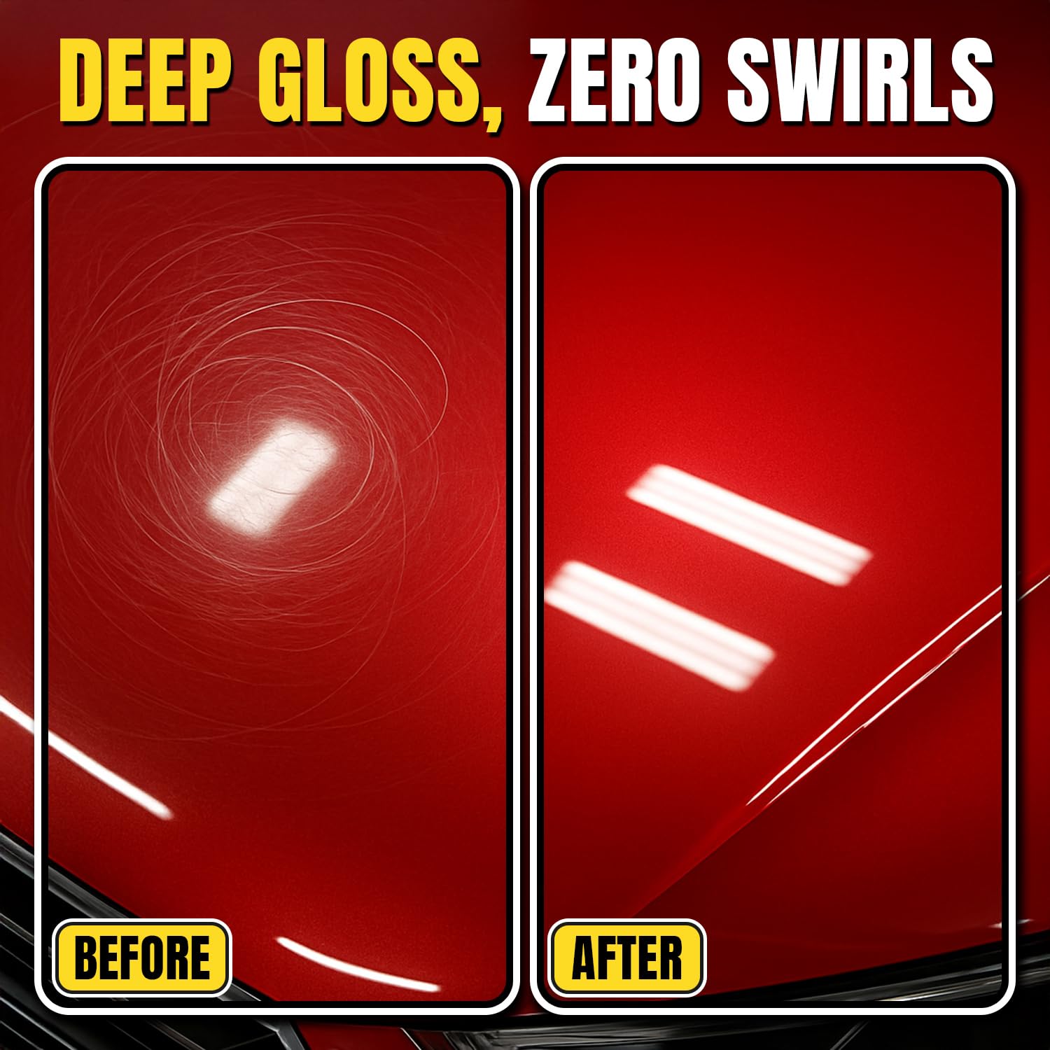 Fueld Scratch Remover – Car Scratch Repair & Swirl Remover for Vehicles – Deep Scratch Repair Compound & Polishing Solution – Car Paint Repair Kit for Clear Coat & Paint Restoration – 8 oz — view 3