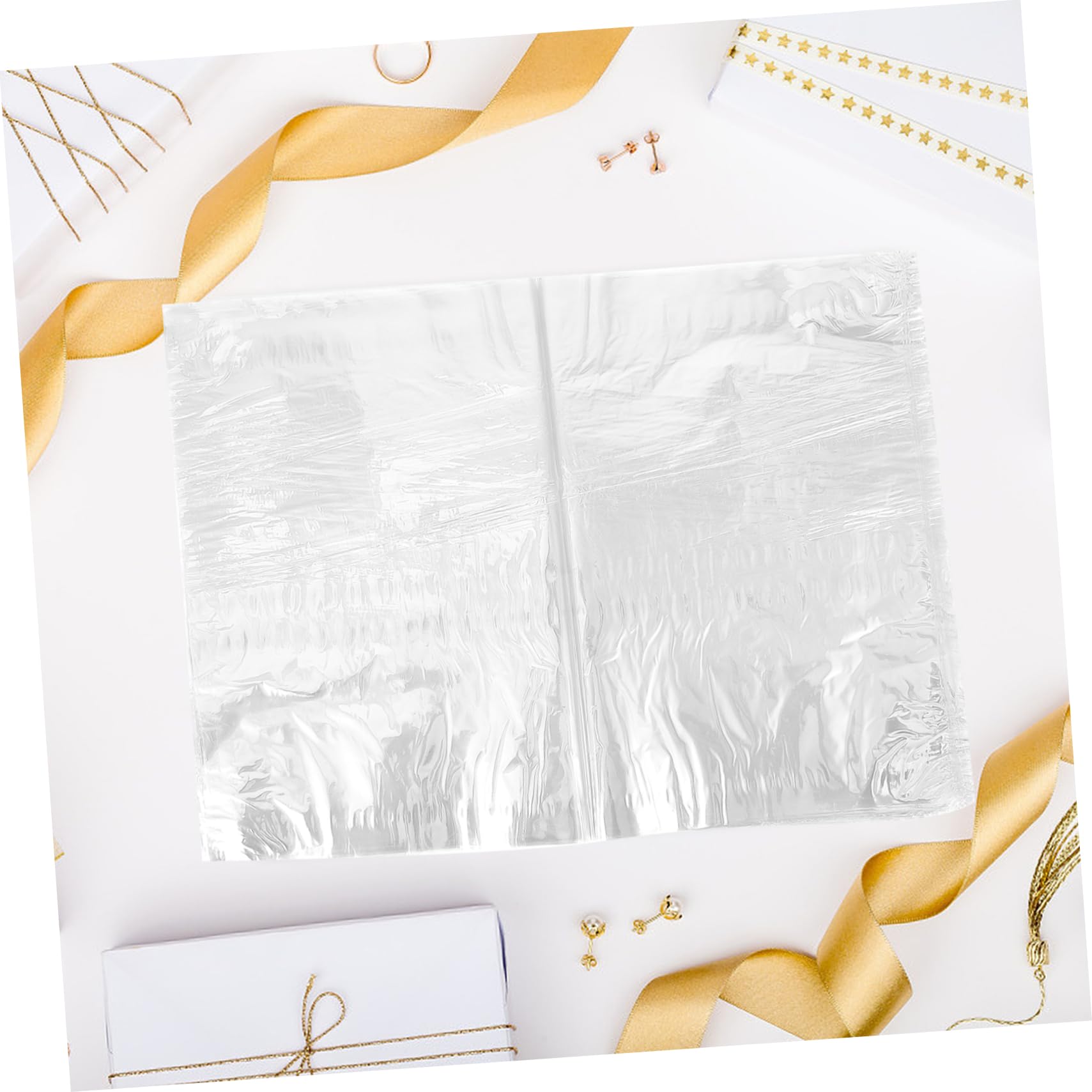 HOMOCONO 100pcs Heat Shrink Plastic Bag Shrink Wraps for Jars Vacuum Sealed Bags Shrink Wraps for Soaps Clear Sealable Bags Food Vacuum Seal Bags Clear Shrink Bags Heat Shrink Film PVC