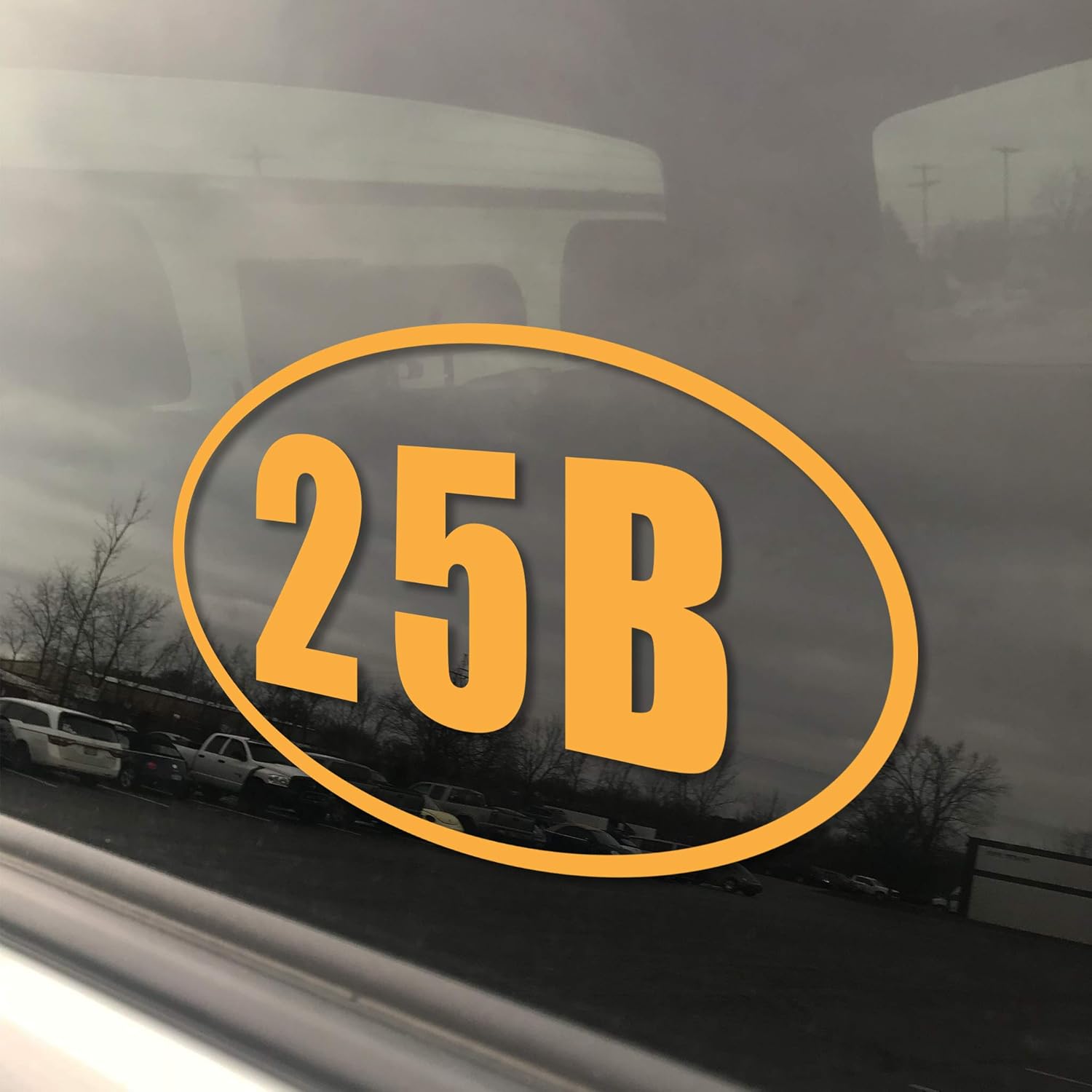 Oval MOS 25B Information Systems Operator Analyst Window Decal. Free Lifetime Replacement. 3" x 5" Heavy Duty Die Cut Vinyl Veteran Bumper Sticker. (Green, 50)