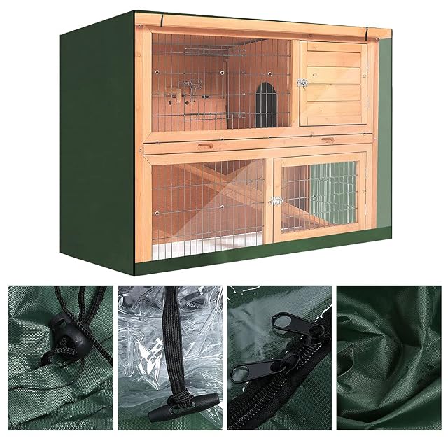 Foto 4 de 8 de Bordstract Funda para conejera, Funda de Polvo Oxford Duradera para conejera conejera Fundas…
