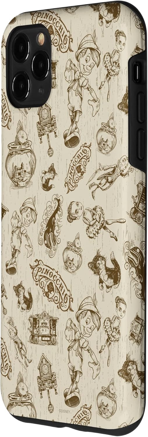 iPhone 11 Pro Max Disney Pinocchio Character Pattern Case