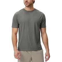 ODODOS Mens Performance T-Shirt - odSTRATUM Tech Tee, Ultra Soft Moisture Wicking UPF 50+ Fitness Shirts - The Ascent Series