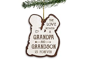 The Love Between a Grandpa and Grandson is Forever Ornament