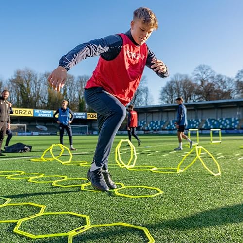 FORZA Anillos Octo de Agilidad [6 Piezas] | Juego de Aros de Velocidad para Entrenamiento de Fútbol | Material de Entrenamiento y Fitness para Adultos y Niños | con Bolsa de Transporte - imagen 6