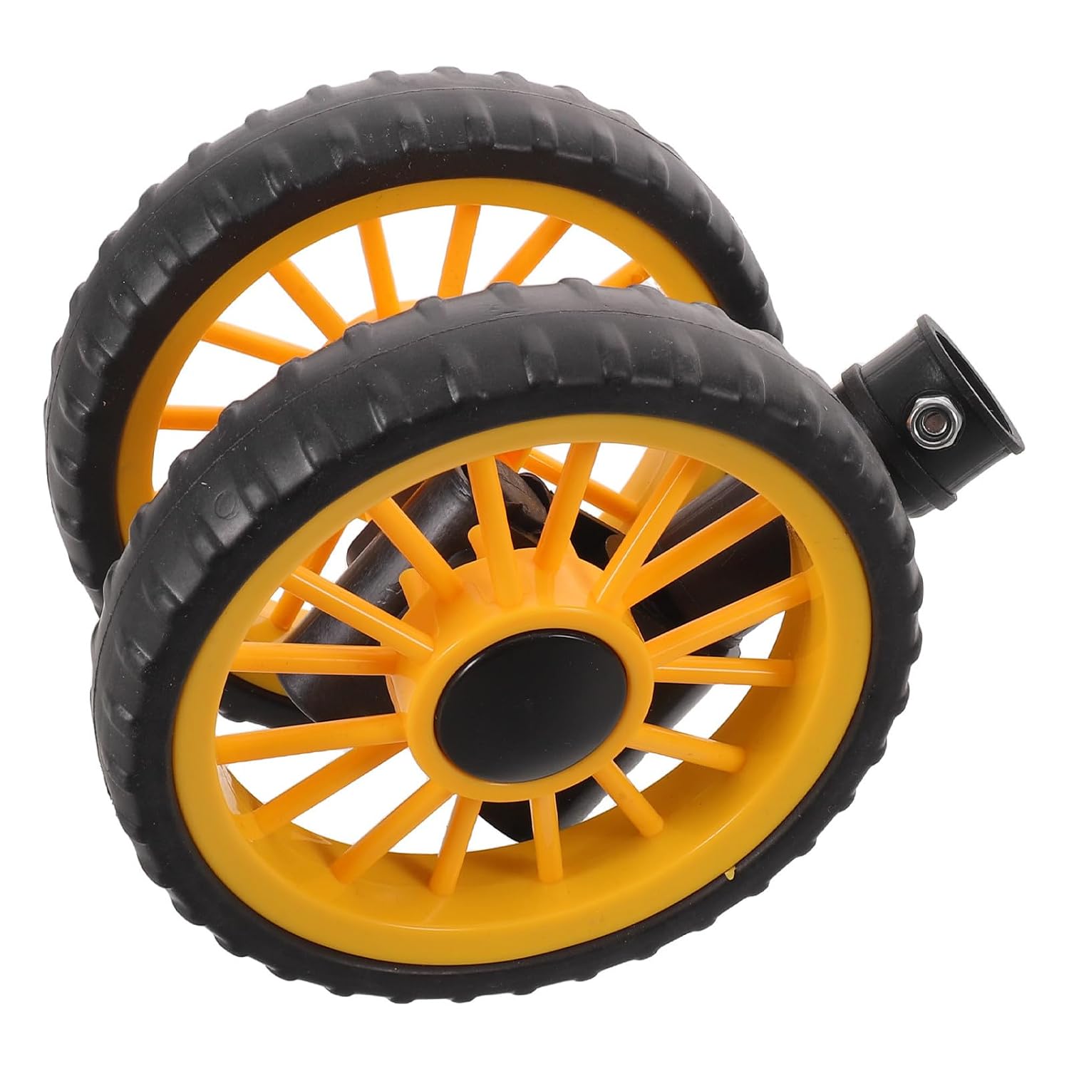ULTECHNOVO Inch Swivel Stroller Replacement Rear Wheels with 360 Degree Smooth Rotational Movement for Buggy
