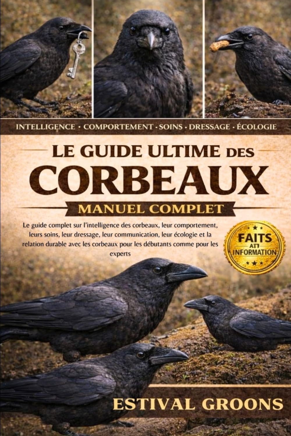 LE GUIDE ULTIME DES CORBEAUX MANUEL COMPLET: Le guide complet sur l’intelligence des corbeaux, leur comportement, leurs soins, leur dressage, leur ... et la relation durable avec les corbeaux
