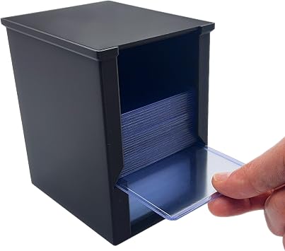 EnderToys Card Guard Rip Tower Black - Toploader Dispenser - Penny Sleeve Holder