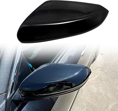 Priprilod Left Driver Side Mirror Cap Cover Fit for Honda Civic 2016-2021