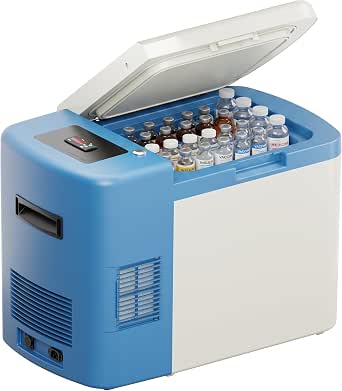 Ultra Low Temperature Freezer, 25L Portable Lab Cryogenic Refrigerator with Digital Display, -40°F to -123°F Adjustable Temperature, 304 Stainless Steel Liner