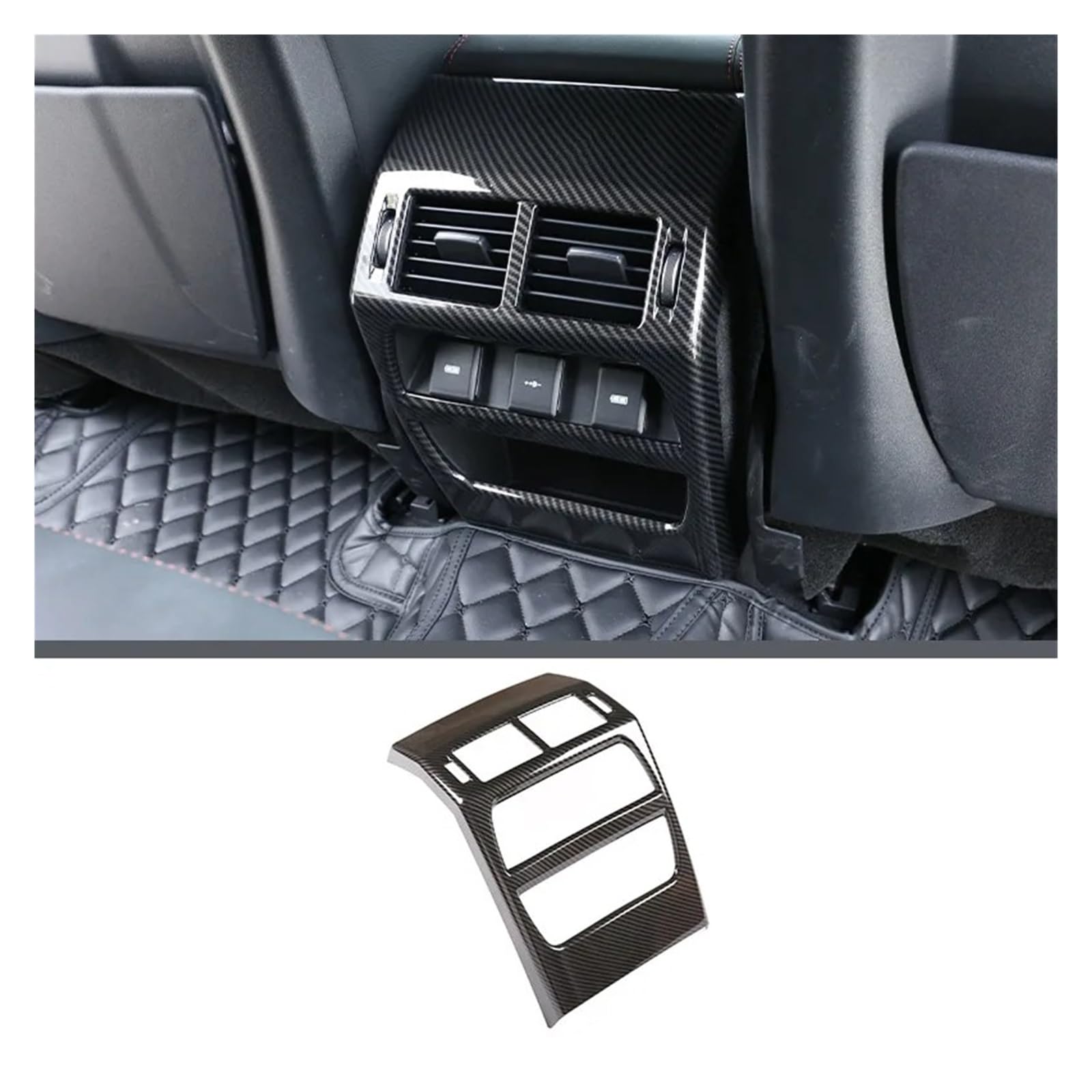 Ajhjet L Interior Upgrade For And For Rover For Discovery Sport 2020+ Interior For Dashboard Console Gear Shift Pane Decoration Cover Trim Stickers Abs Carbon Fiber