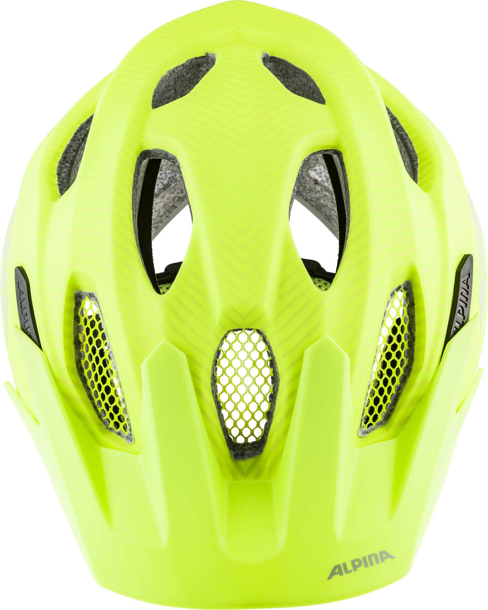 Alpina Carapax JR Flash Helm 2022 Black Neon/Yellow Matt