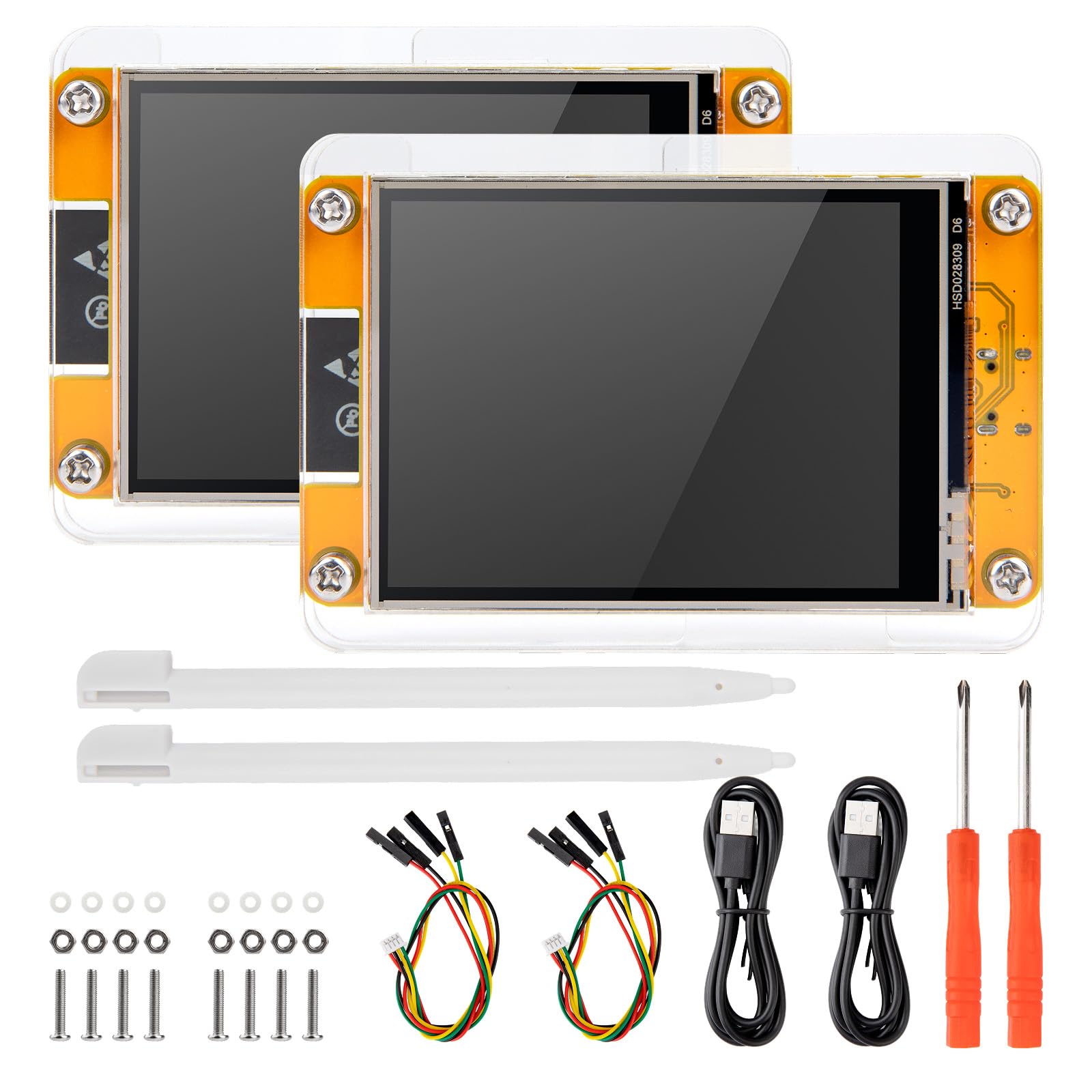 Amazon.com: ELEGOO 2-Pack ESP32 2.8-Inch Touch Displays, 240x320