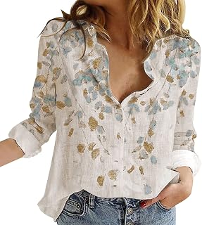 Sachin Women's Short Sleeve Linen Shirt Short Sleeve Aloha Beach Shirt Fit Short Sleeve Casual Dress Shirt（Pink，Large）