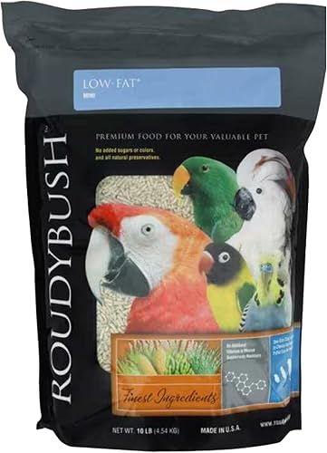 Roudybush Alimento para pájaros bajo en grasa, mini, 10 libras
