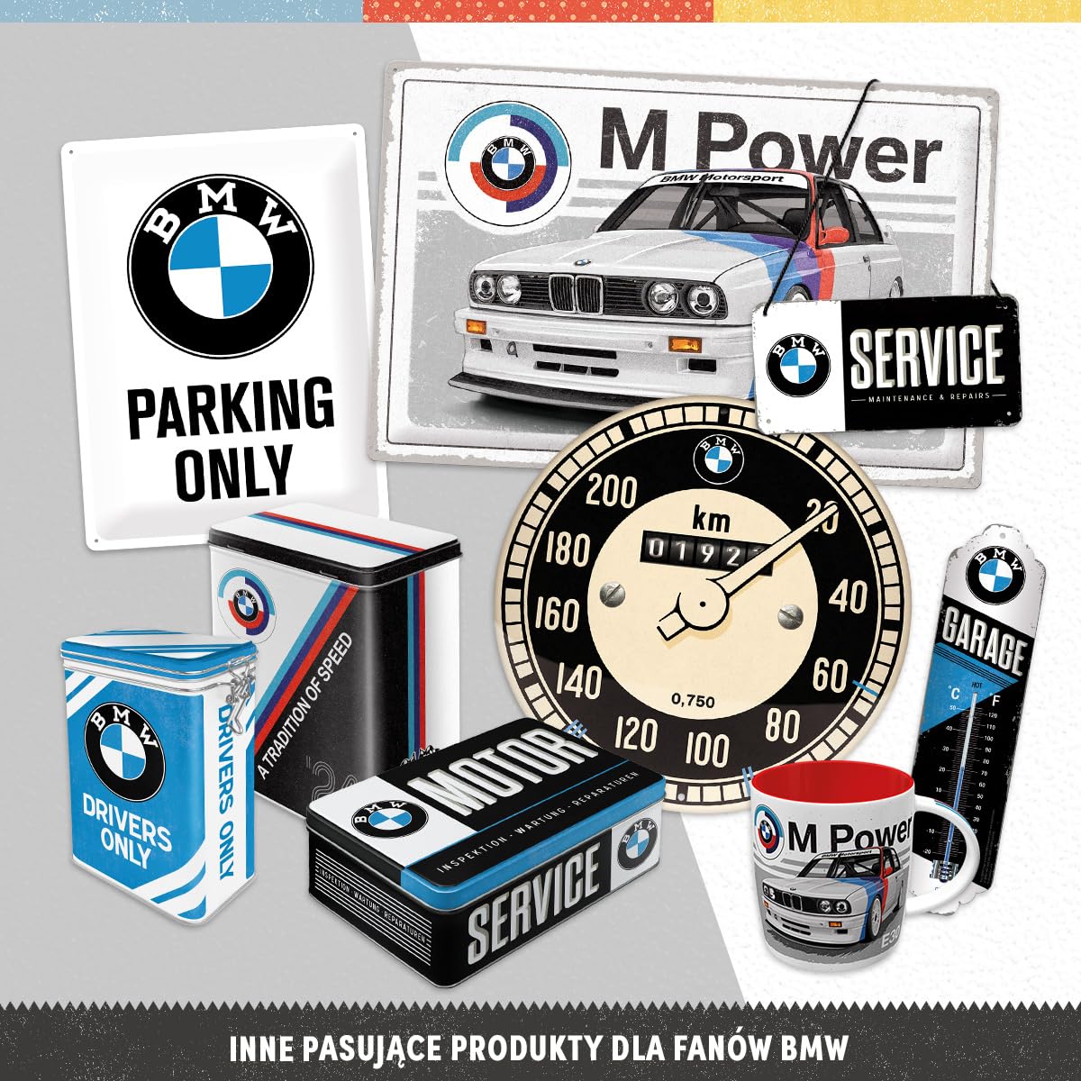 Nostalgic-Art breloczek do kluczy – BMW Tachometer