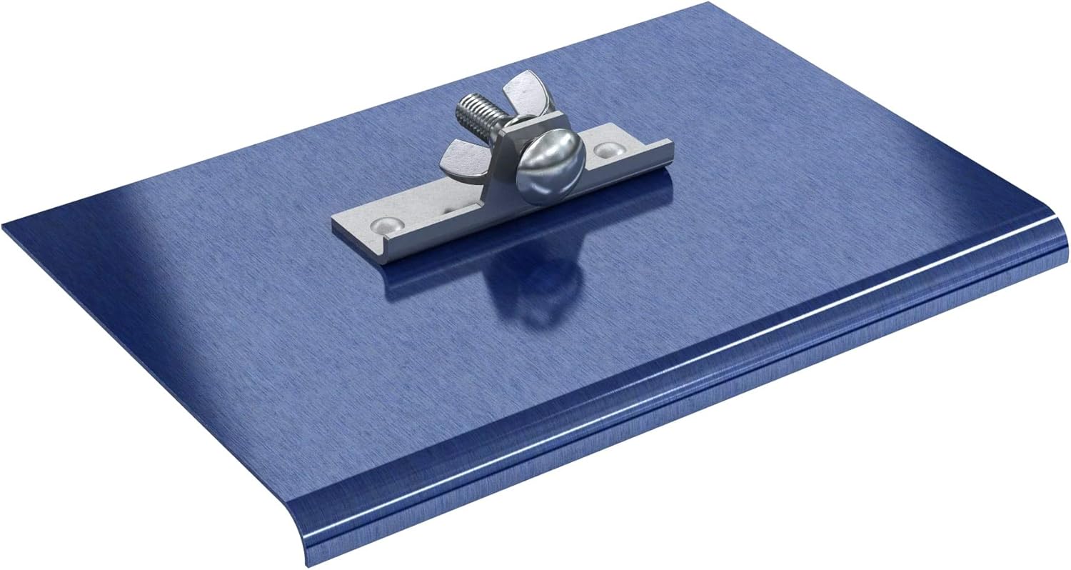 Bon Tool 22-748 Blue Steel Walking Edger, 9-inch x 6-inch, 3/4-inch Radius, 7/8-inch Depth