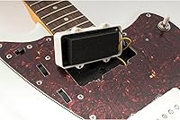 Vista 6 de Musiclily Pro 70x30x10mm Espuma de Altura para Pastillas Autoadhesiva de EVA para Pickup Jazzmaster, Negro (Juego de 10)